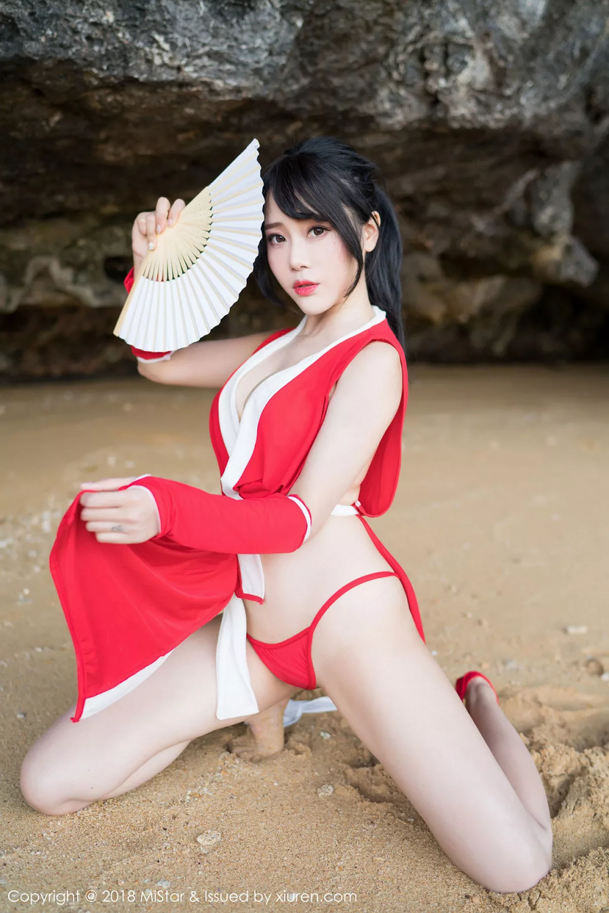 [MiStar魅妍社]第215期兜豆靓写真 [50P]-006