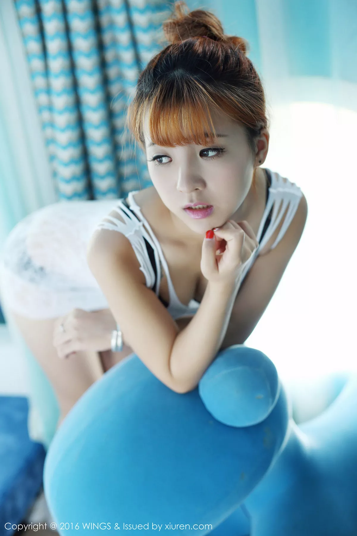 [WingS影私荟]第011期奚梦娇写真 [56P]-012