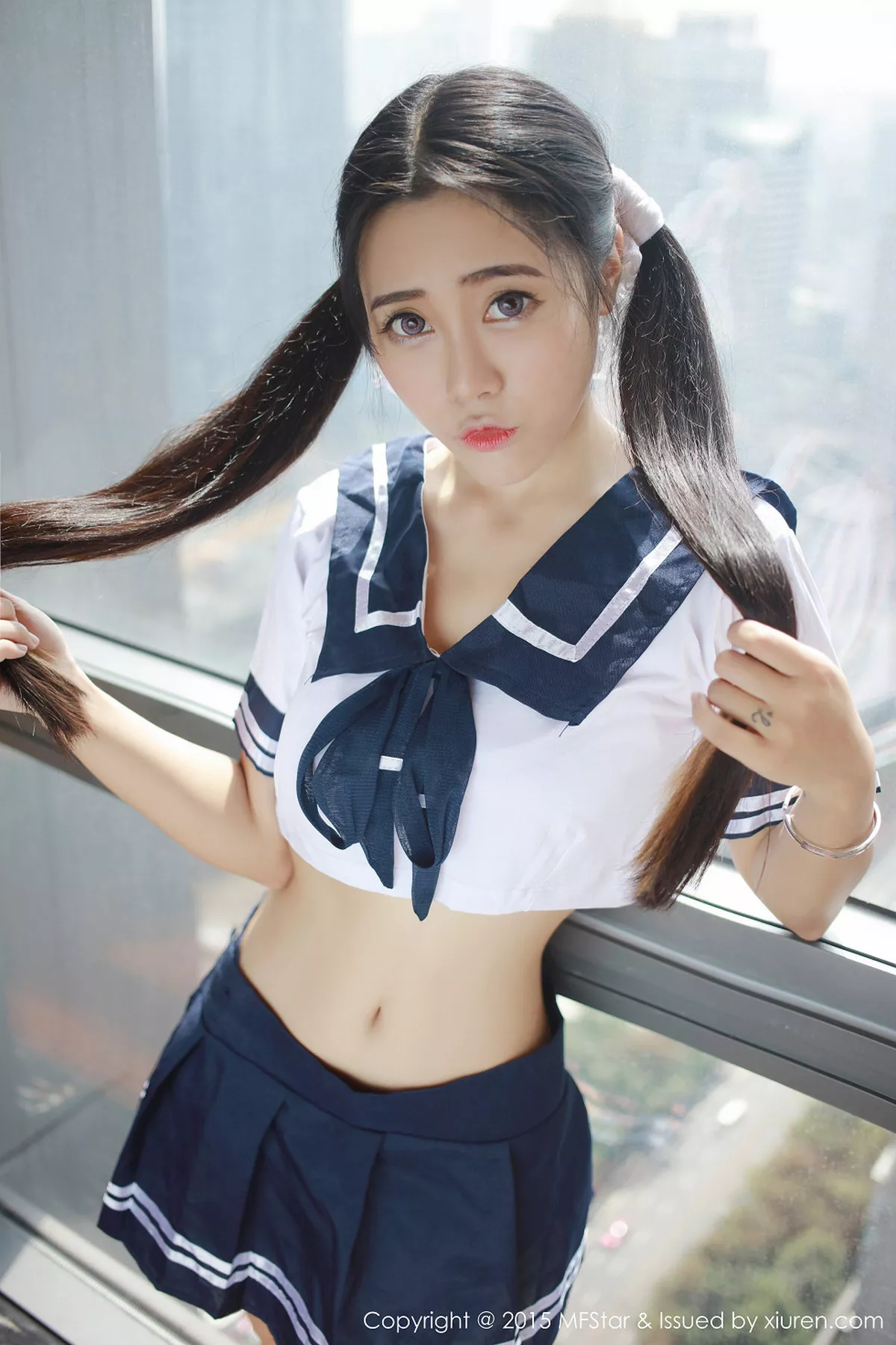 [MFStar模范学院]第032期兜豆靓写真 [42P]-008