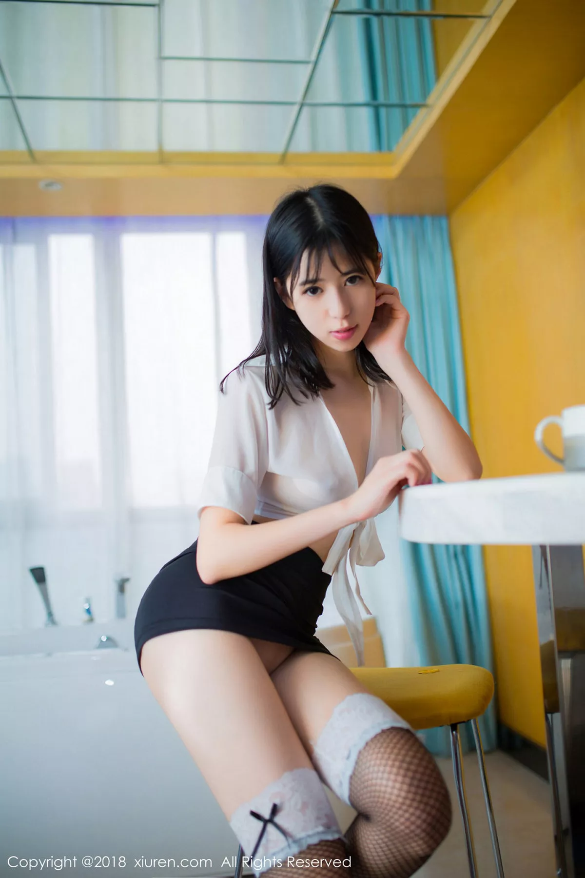 [XiuRen秀人网]第1014期艾栗栗写真 [46P]-012