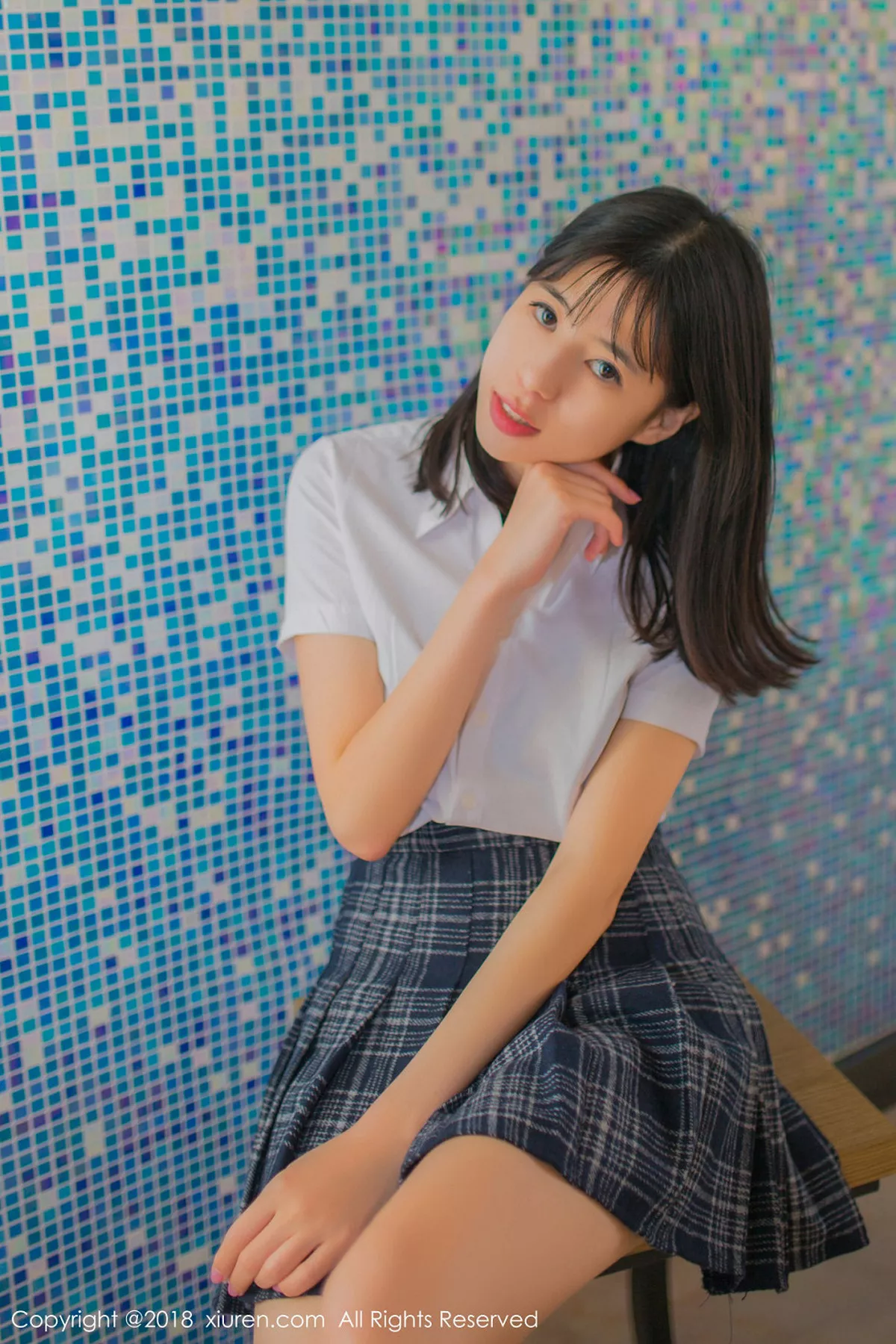 [XiuRen秀人网]第1094期艾栗栗写真 [50P]-003