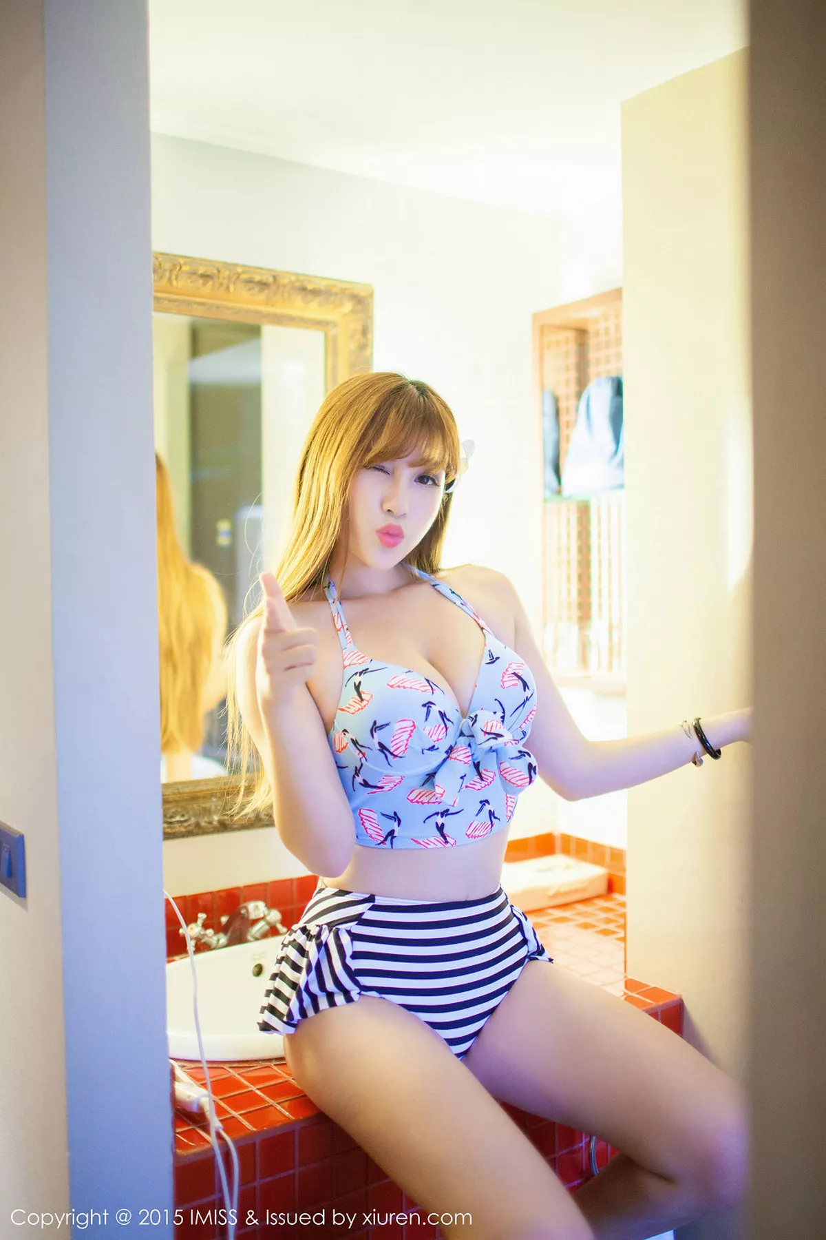 [Imiss爱蜜社]第051期绮里嘉写真 [54P]-016