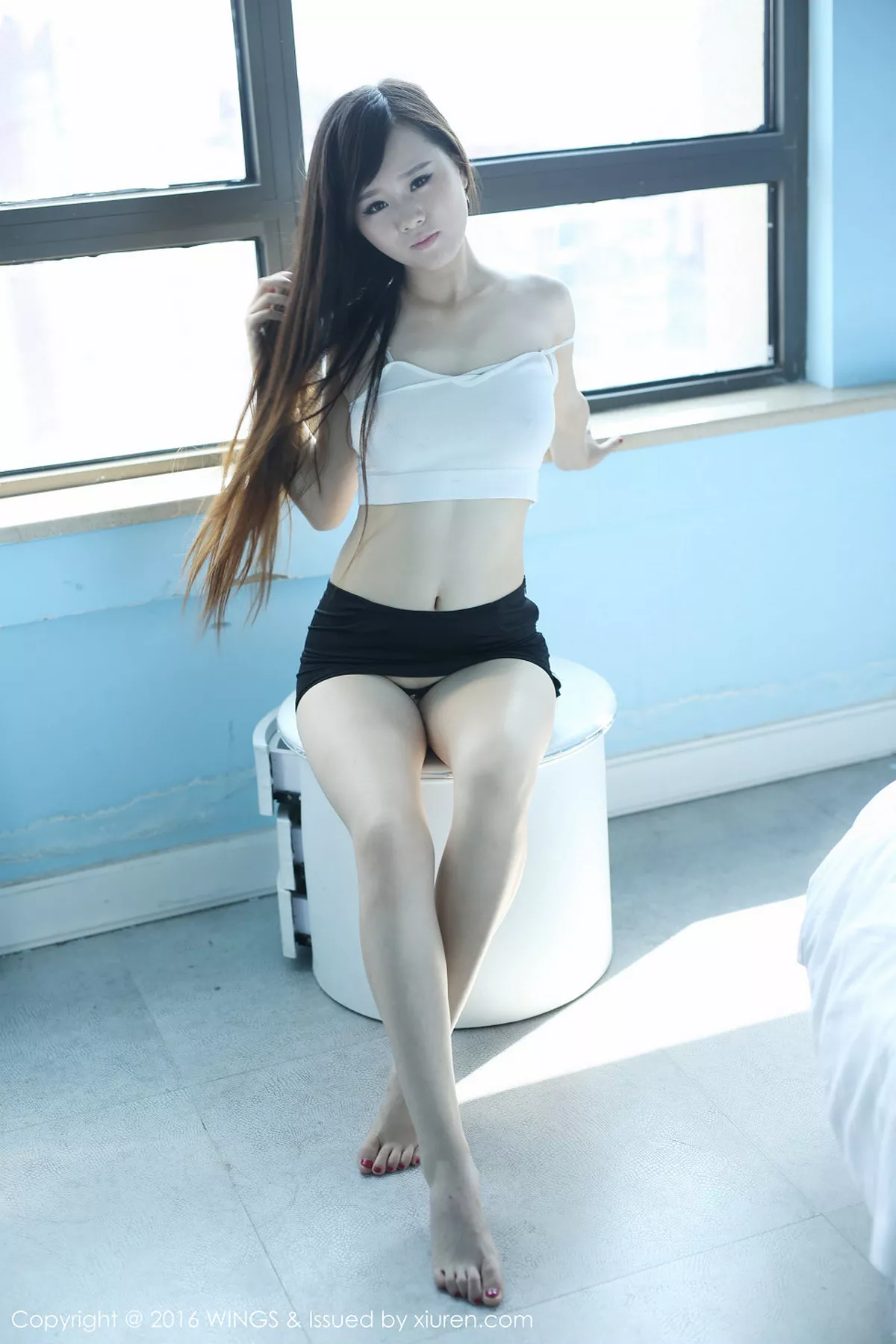[WingS影私荟]第022期喵喵cyann写真 [52P]-002
