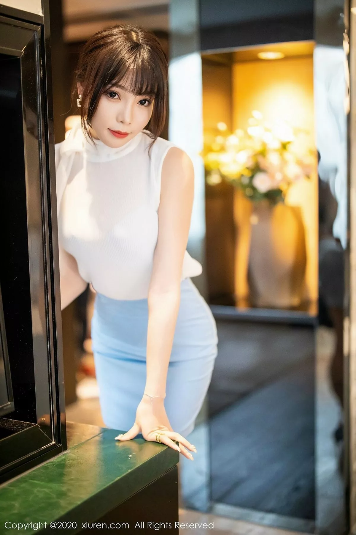 [XiuRen秀人网]第2107期芝芝Booty写真 [100P]-009