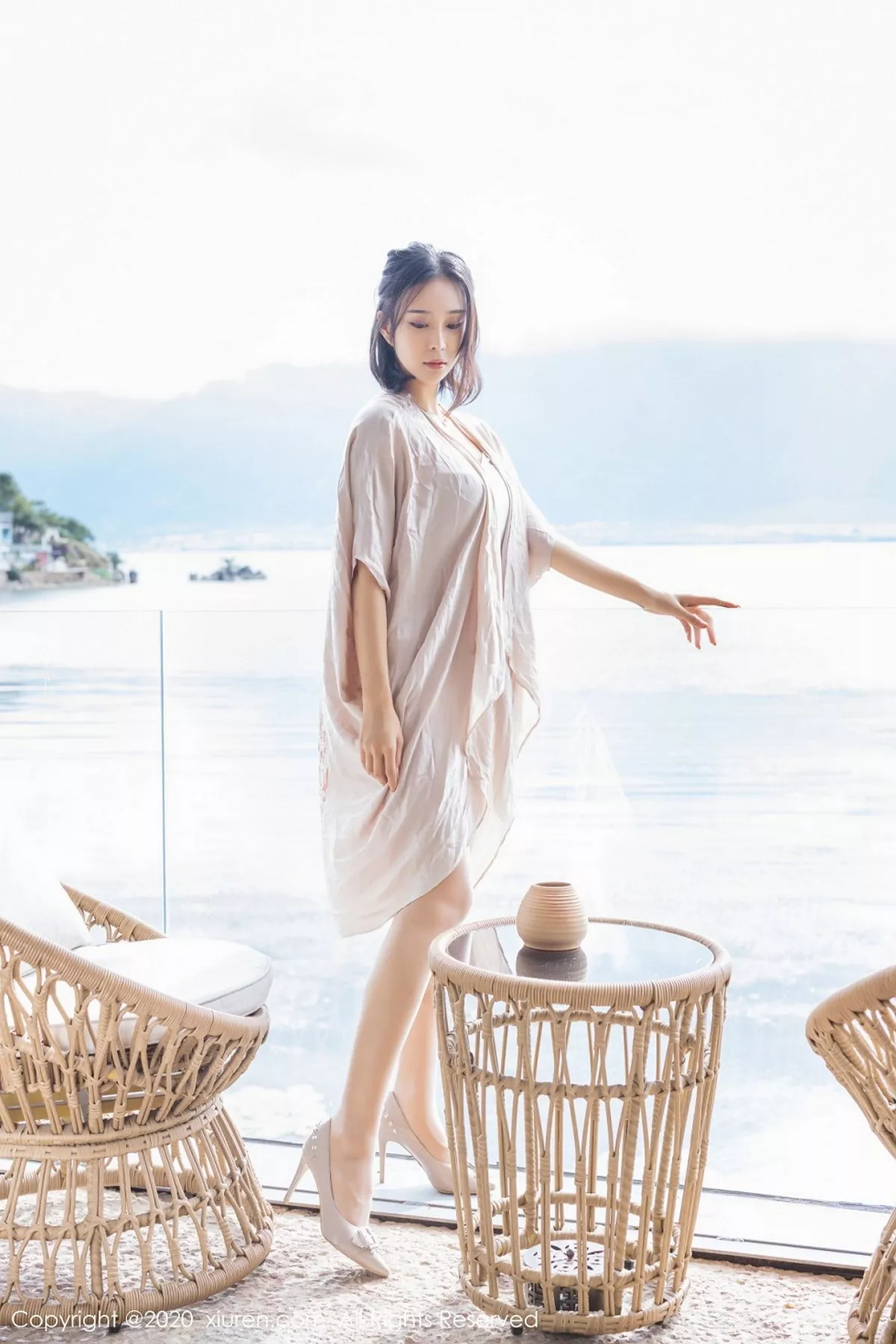 [XiuRen秀人网]第2426期蓝夏Akasha写真 [46P]-001