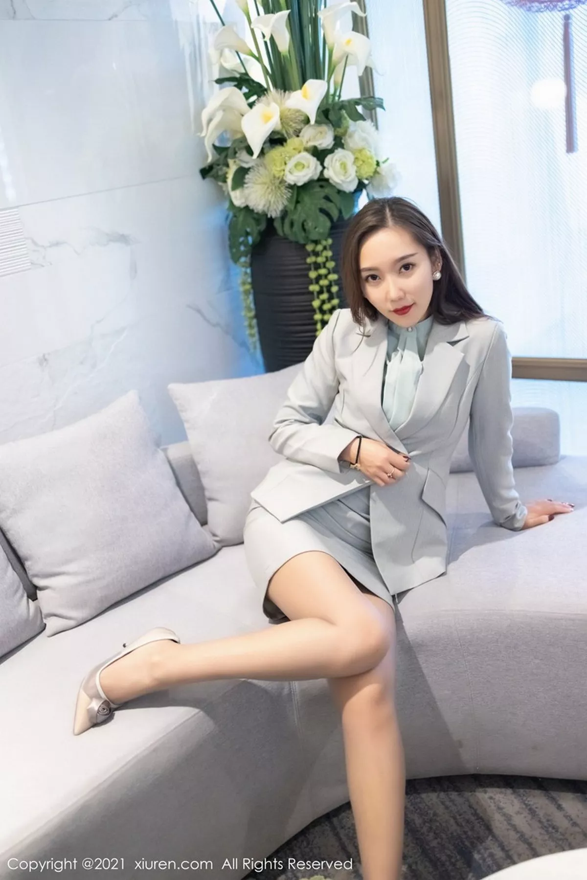 [XiuRen秀人网]第2964期艾静香写真 [43P]-008
