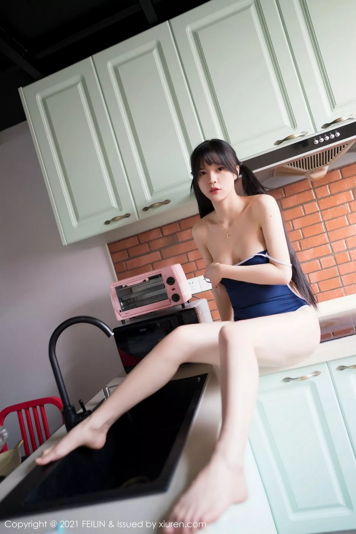 [FeiLin嗲囡囡]第371期桃香子写真 [48P]-009