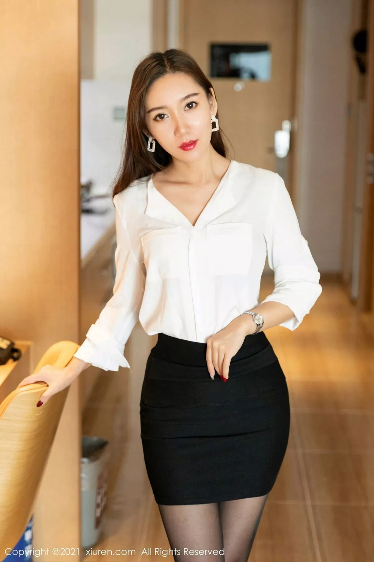 [XiuRen秀人网]第3049期艾静香写真 [46P]-006