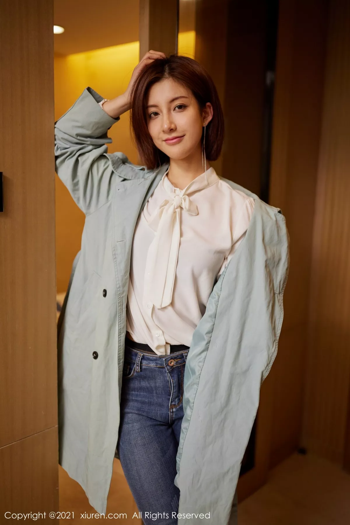 [XiuRen秀人网]第3298期林文文写真 [59P]-003