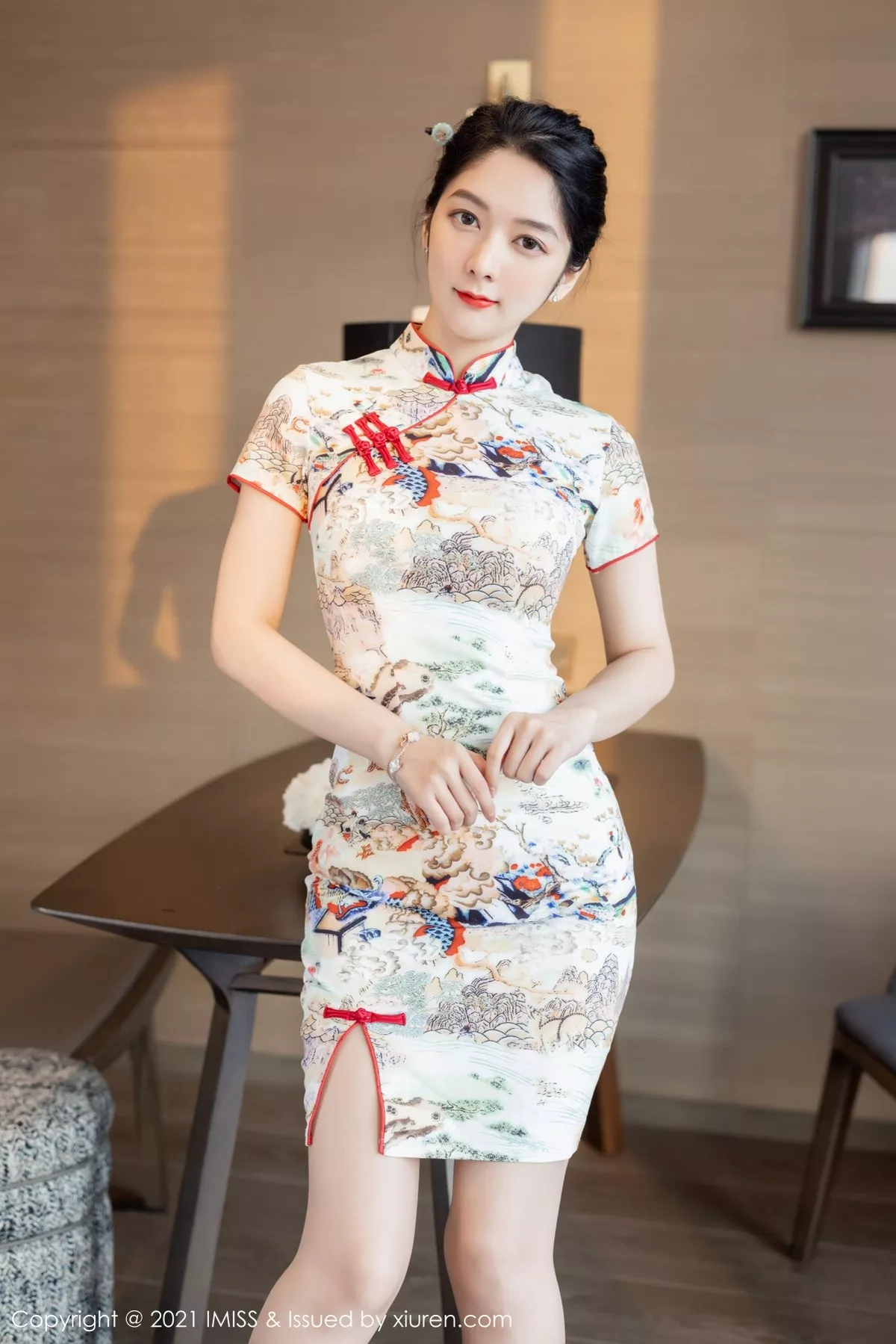 [Imiss爱蜜社]第593期Angela写真 [41P]-003