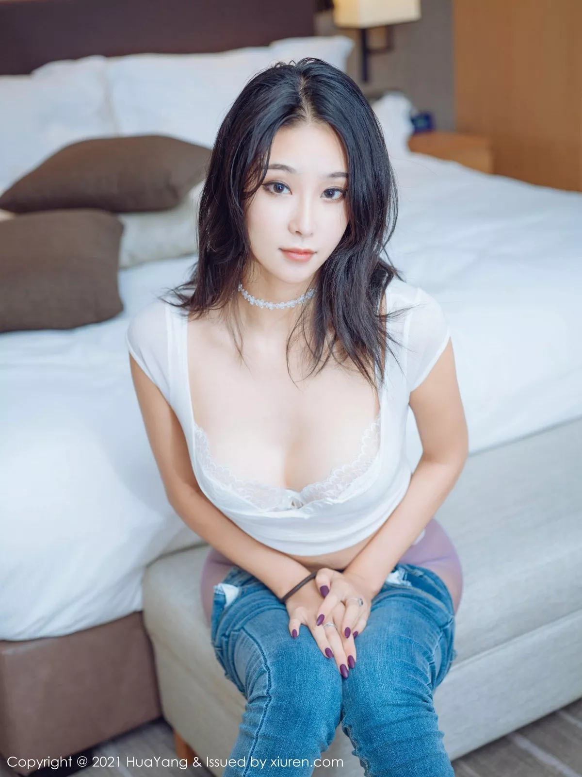 [HuaYang花漾]第405期蓝夏写真 [56P]-021