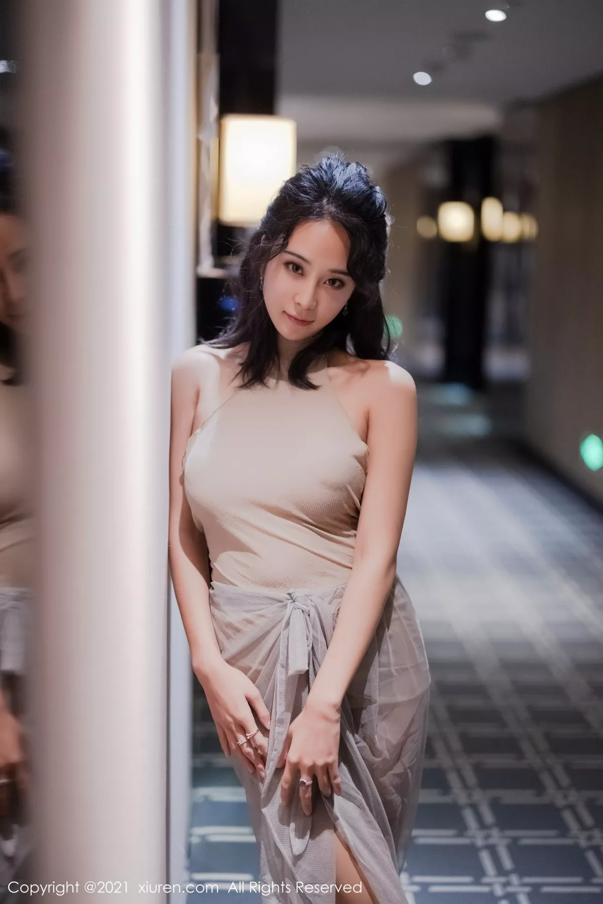 [XiuRen秀人网]第3614期蓝夏写真 [50P]-007