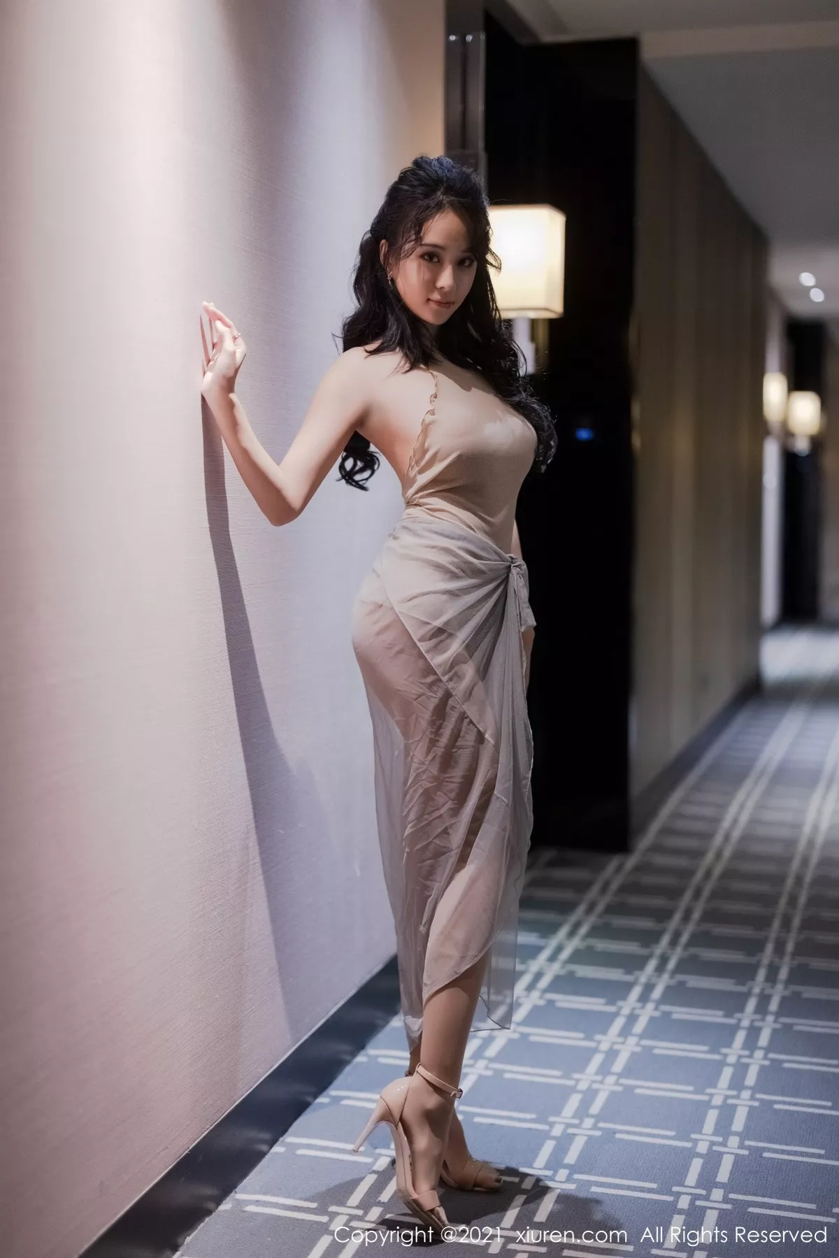 [XiuRen秀人网]第3614期蓝夏写真 [50P]-001