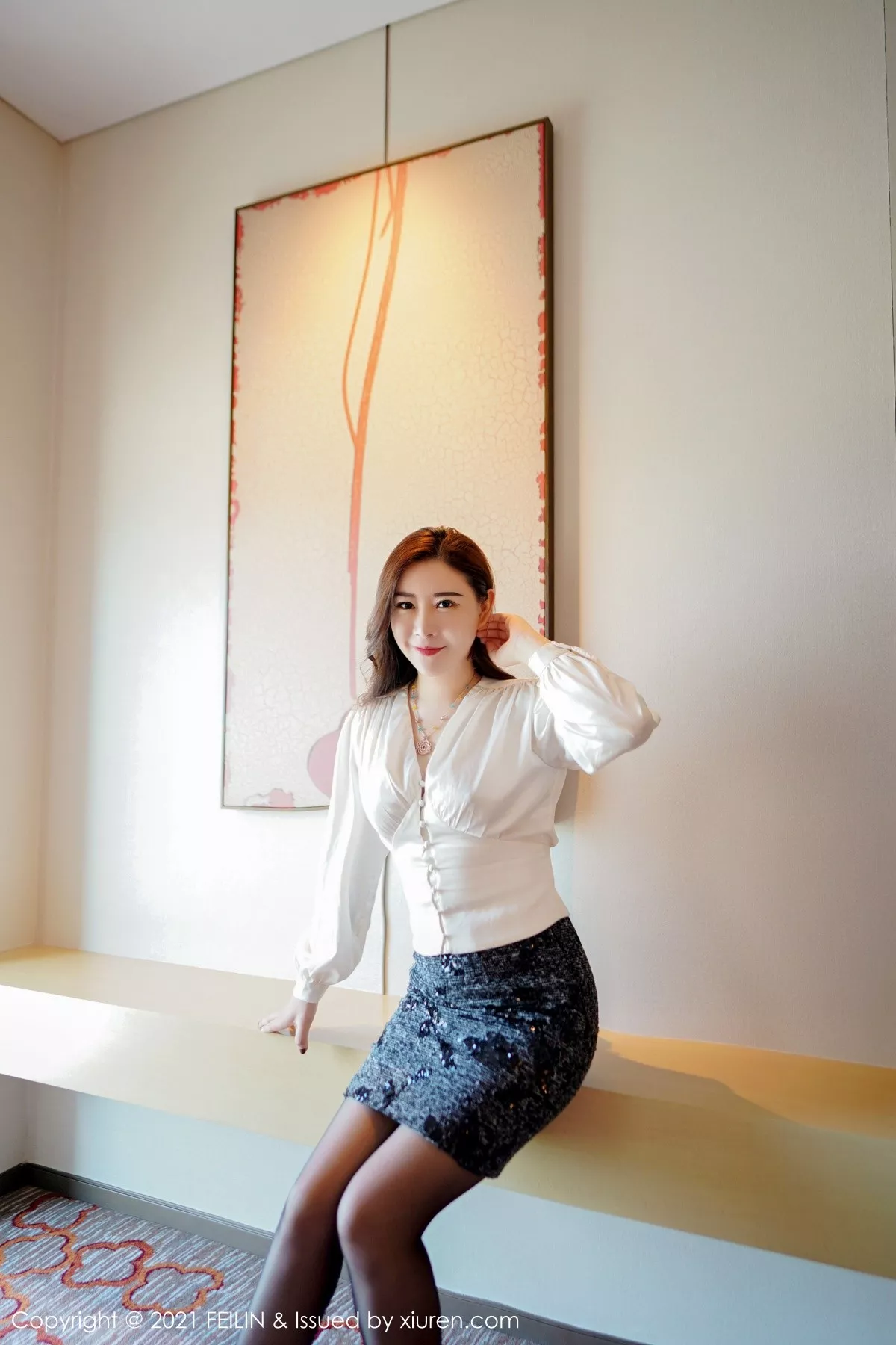 [FeiLin嗲囡囡]第400期王婉悠写真 [51P]-004