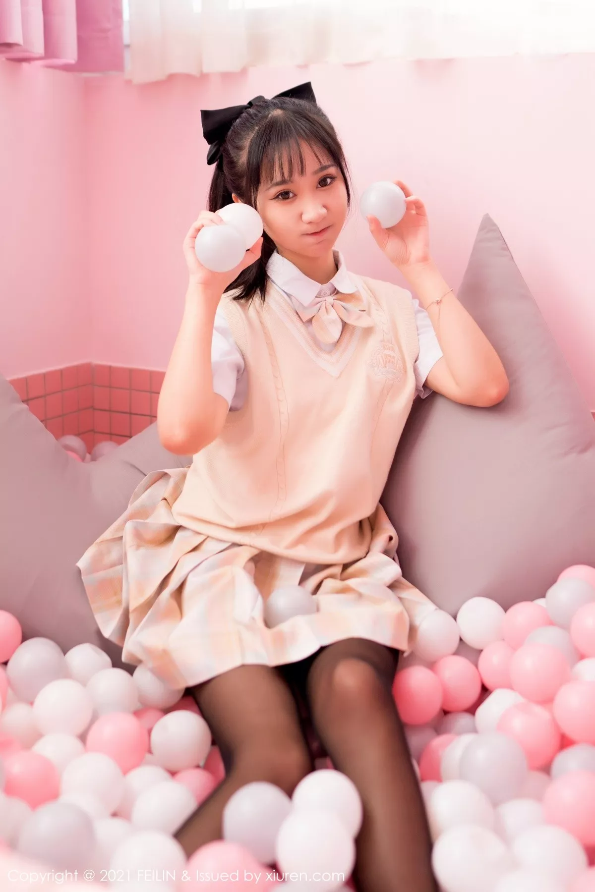[FeiLin嗲囡囡]第417期小果冻儿写真 [70P]-004