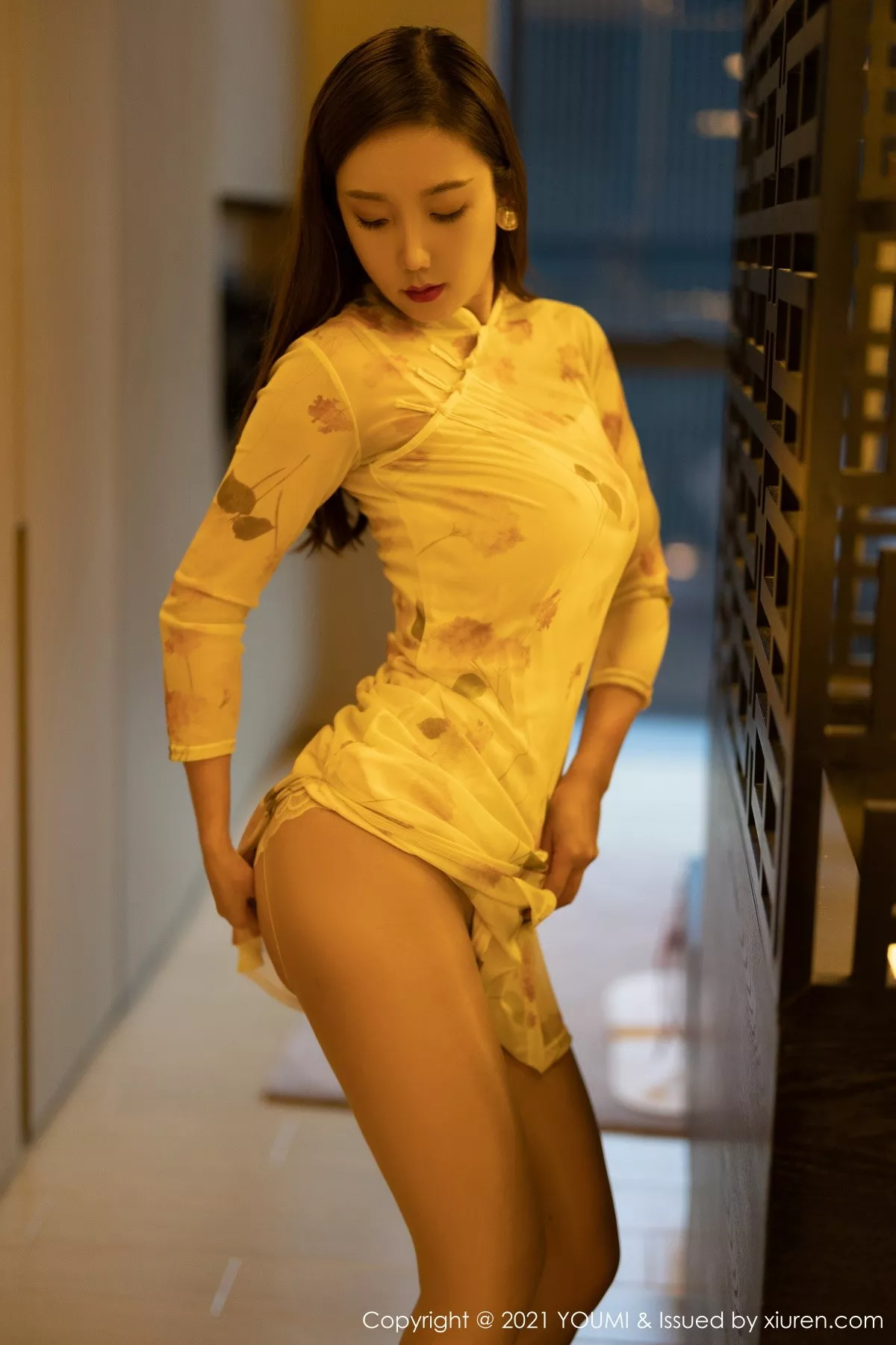 [YouMi尤蜜荟]第732期艾静香写真 [50P]-007