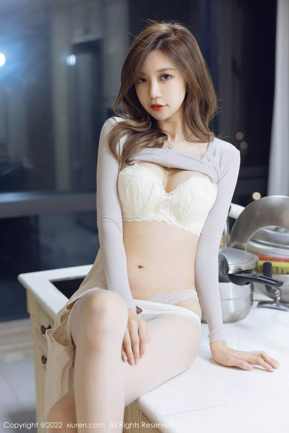 [XiuRen秀人网]第4438期绮里嘉写真 [62P]-056