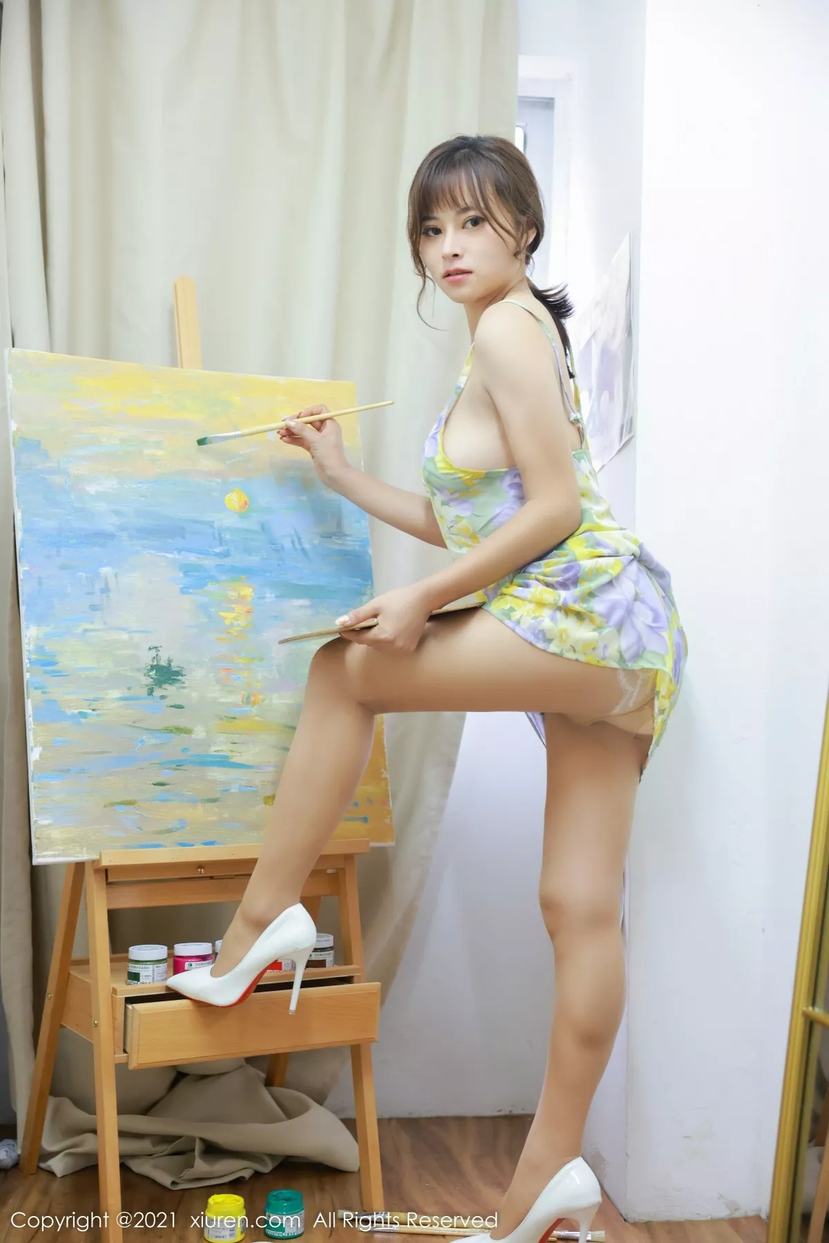 [XiuRen秀人网]第4387期奈沐子写真 [57P]-002