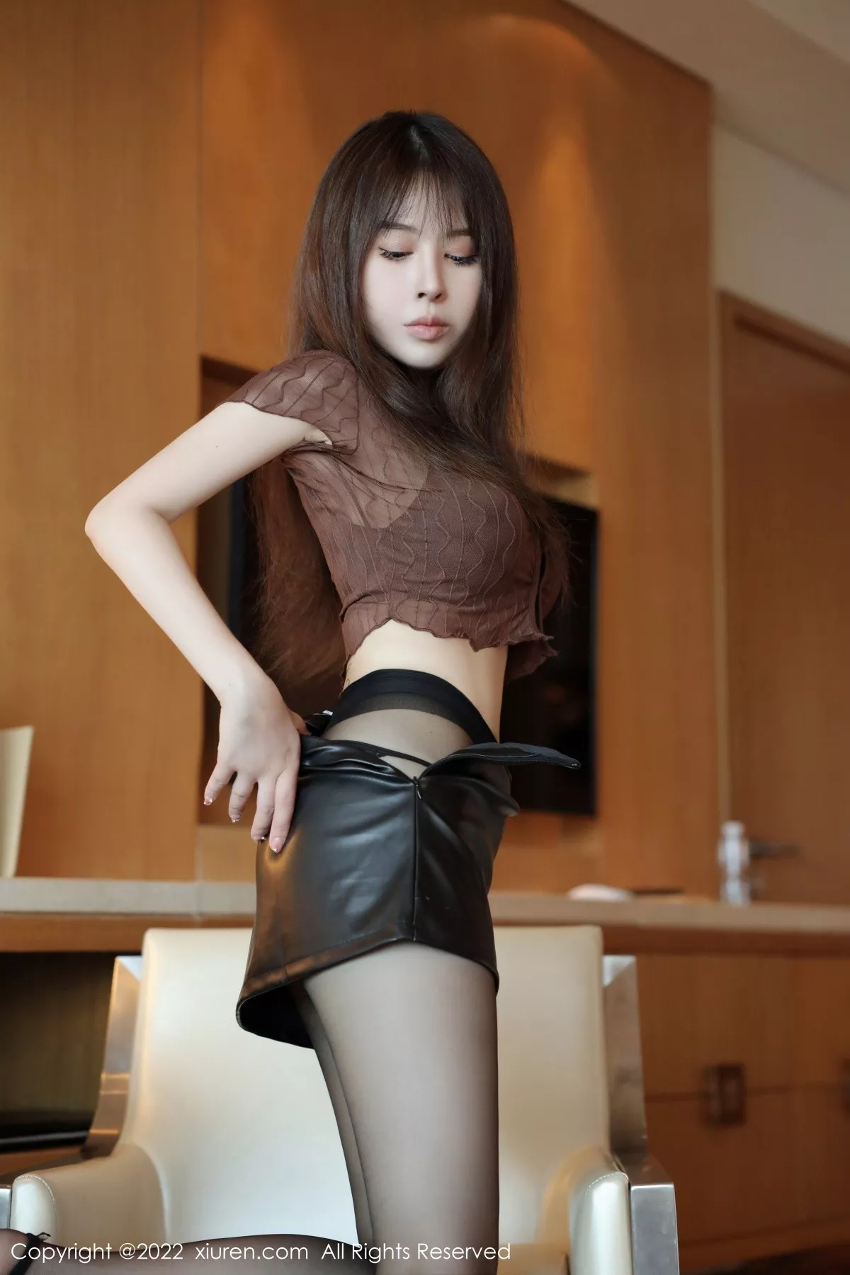[XiuRen秀人网]第5649期艾莉写真 [52P]-009