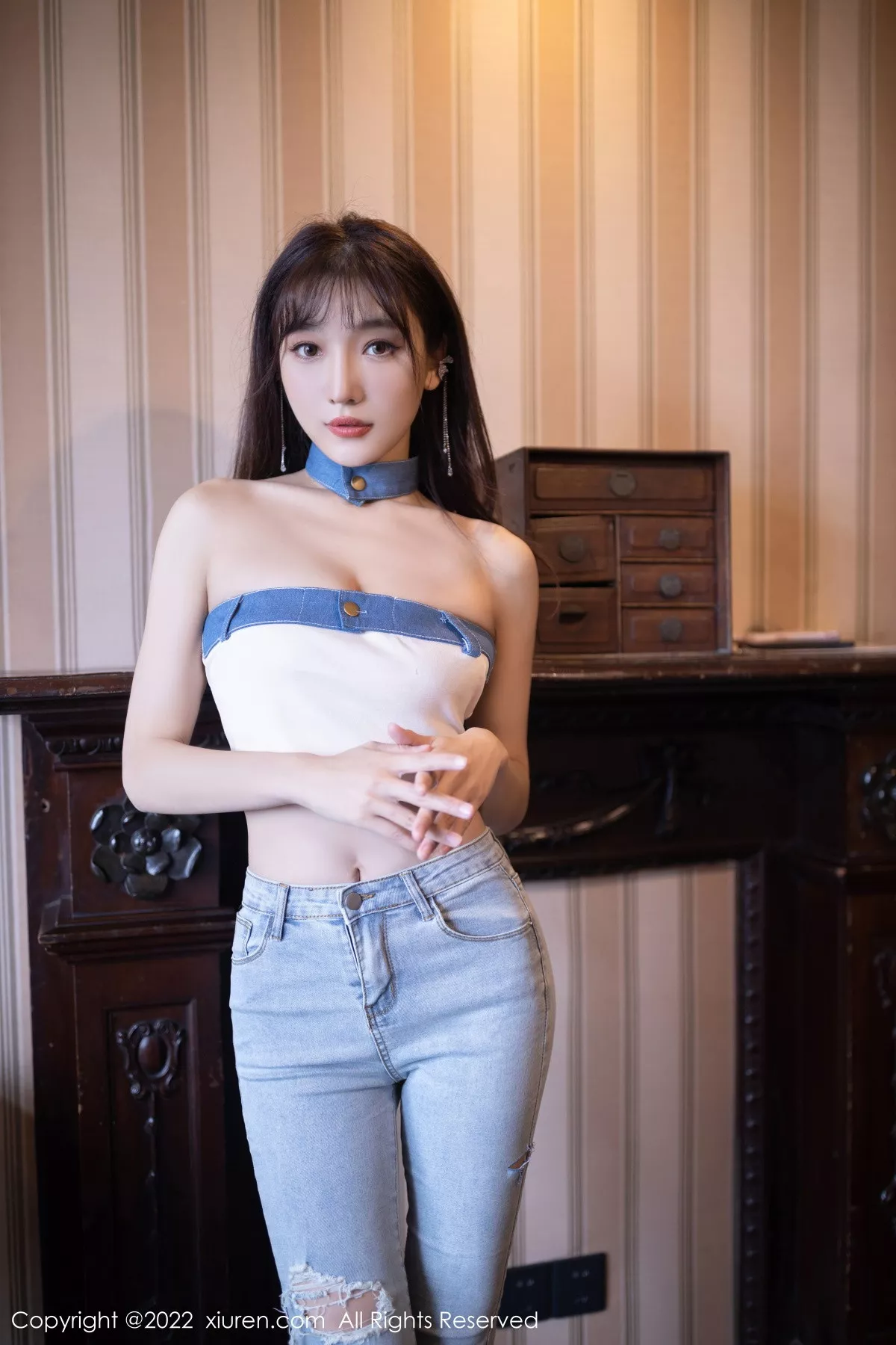 [XiuRen秀人网]第5908期陆萱萱写真 [77P]-002