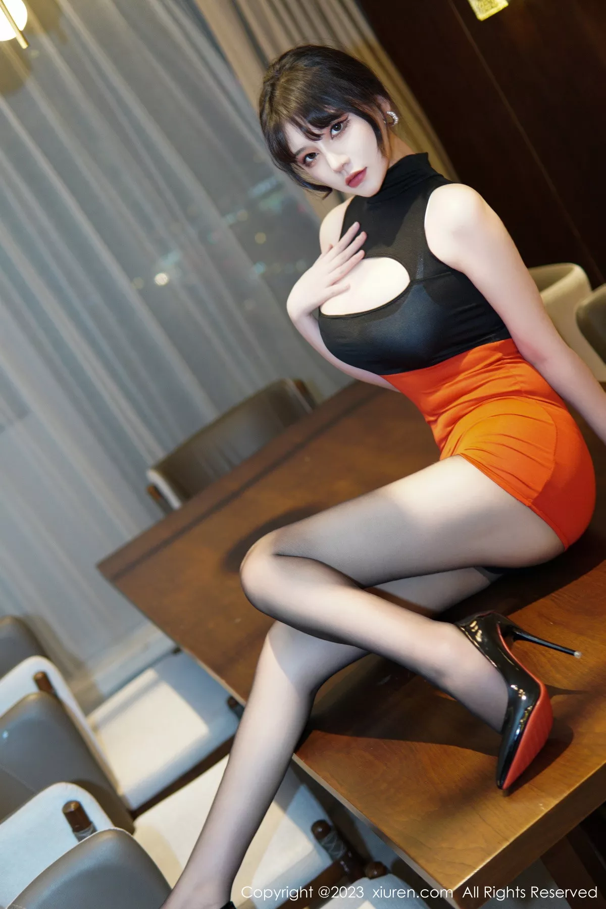 [XiuRen秀人网]第6075期桃桃子写真 [77P]-009