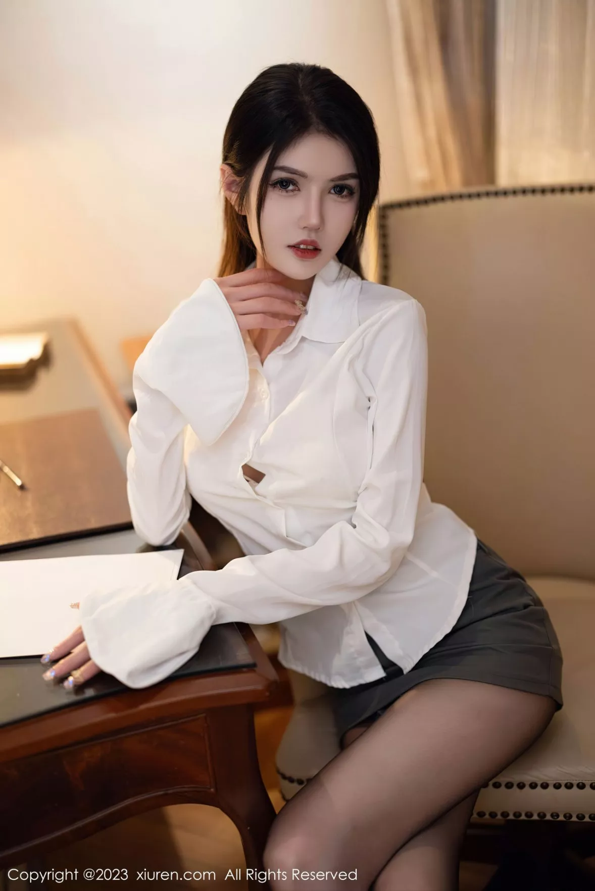 [XiuRen秀人网]第6125期媛媛酱写真 [84P]-002