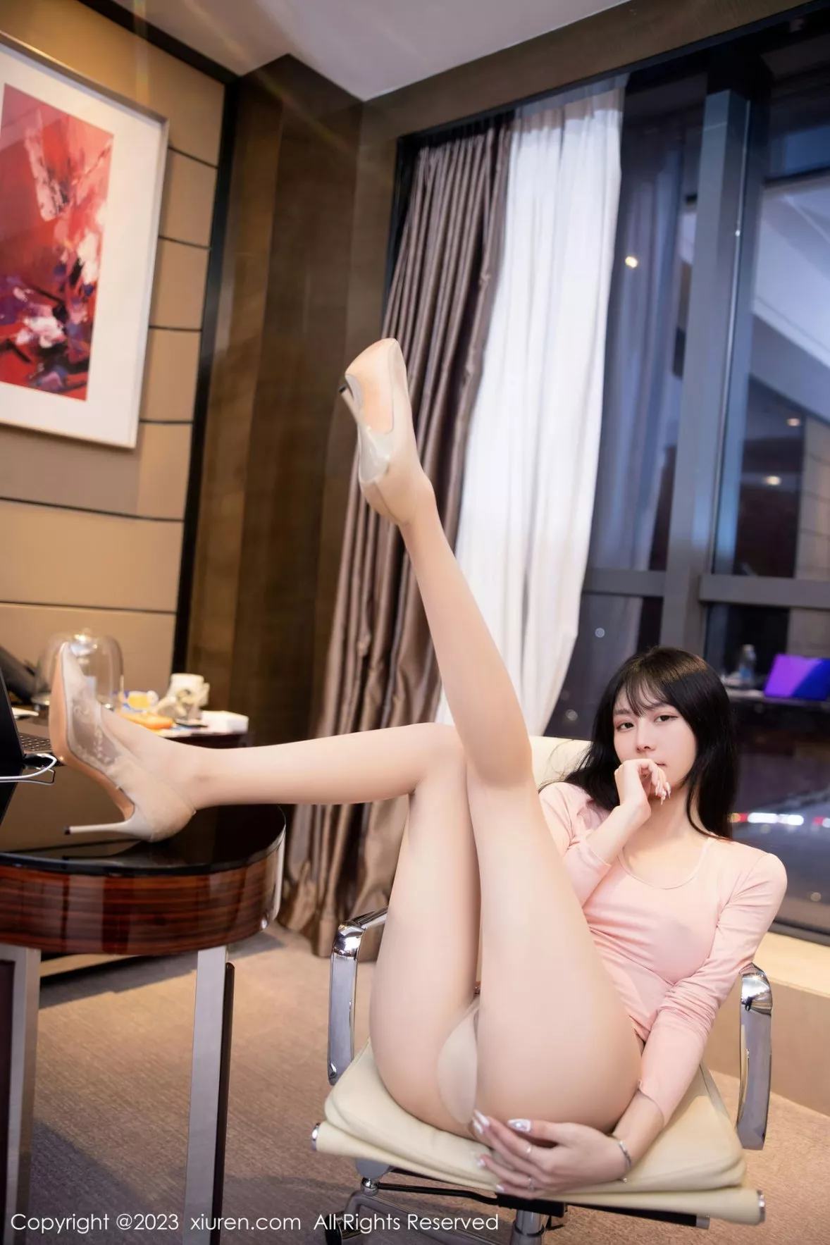 [XiuRen秀人网]第6367期谢小蒽写真 [91P]-045