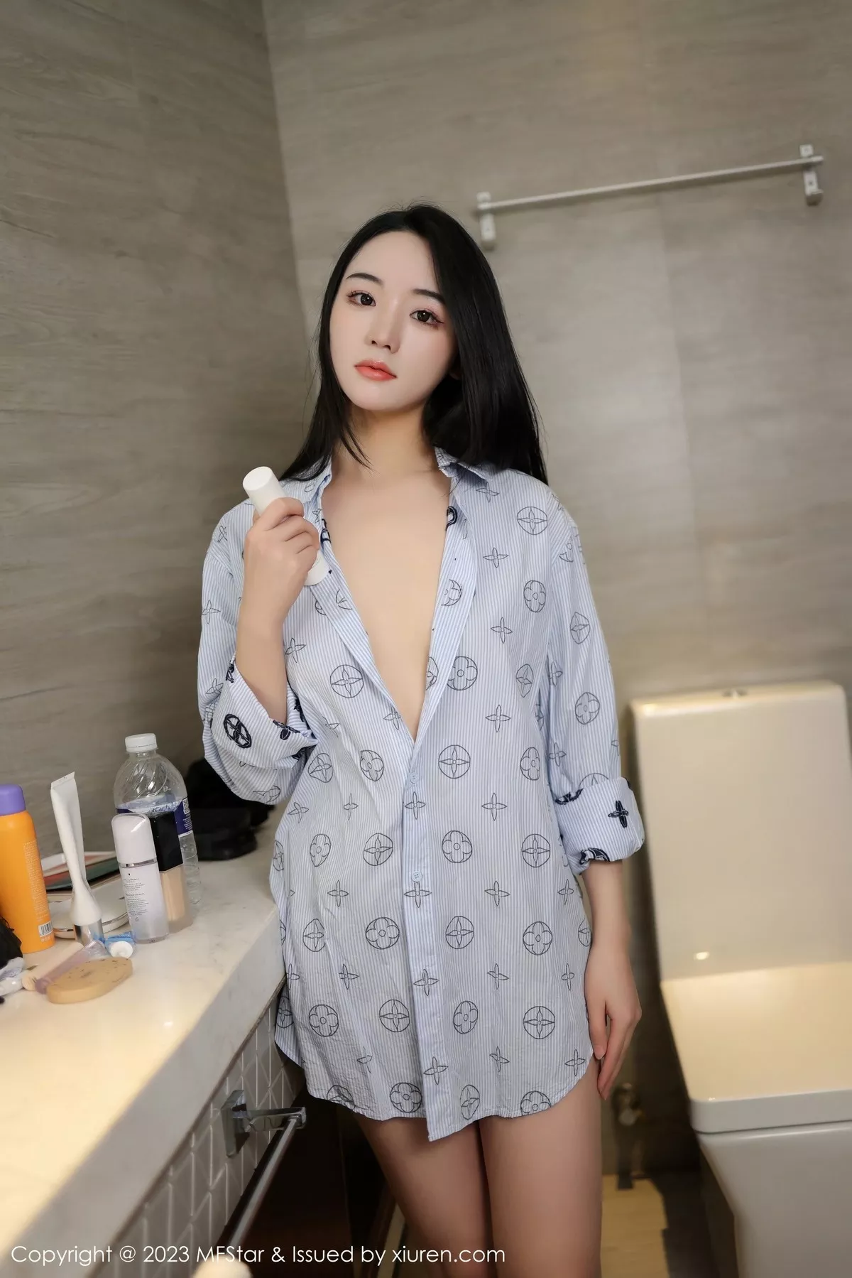 [MFStar模范学院]第595期汐汐爱吃草莓写真 [65P]-001