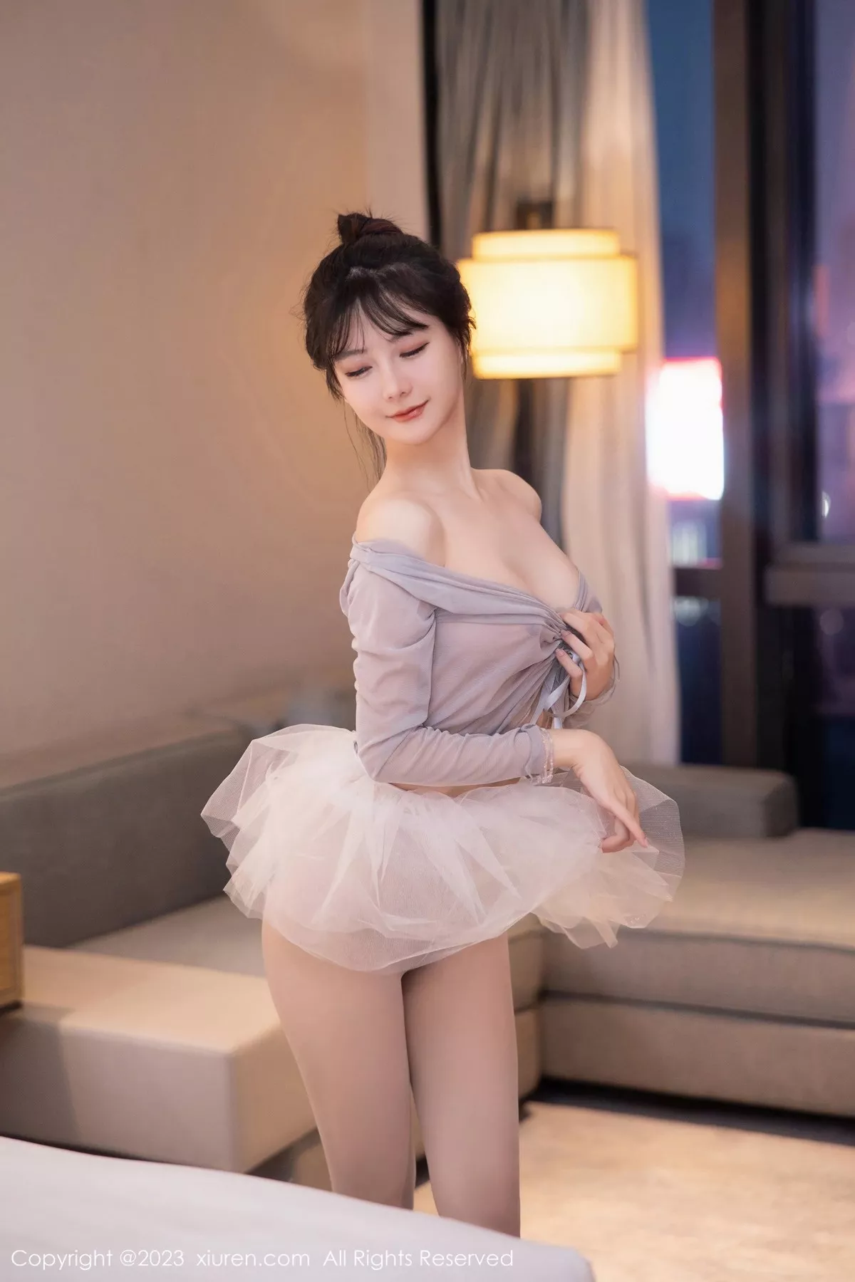 [XiuRen秀人网]第6592期谢小蒽写真 [91P]-067