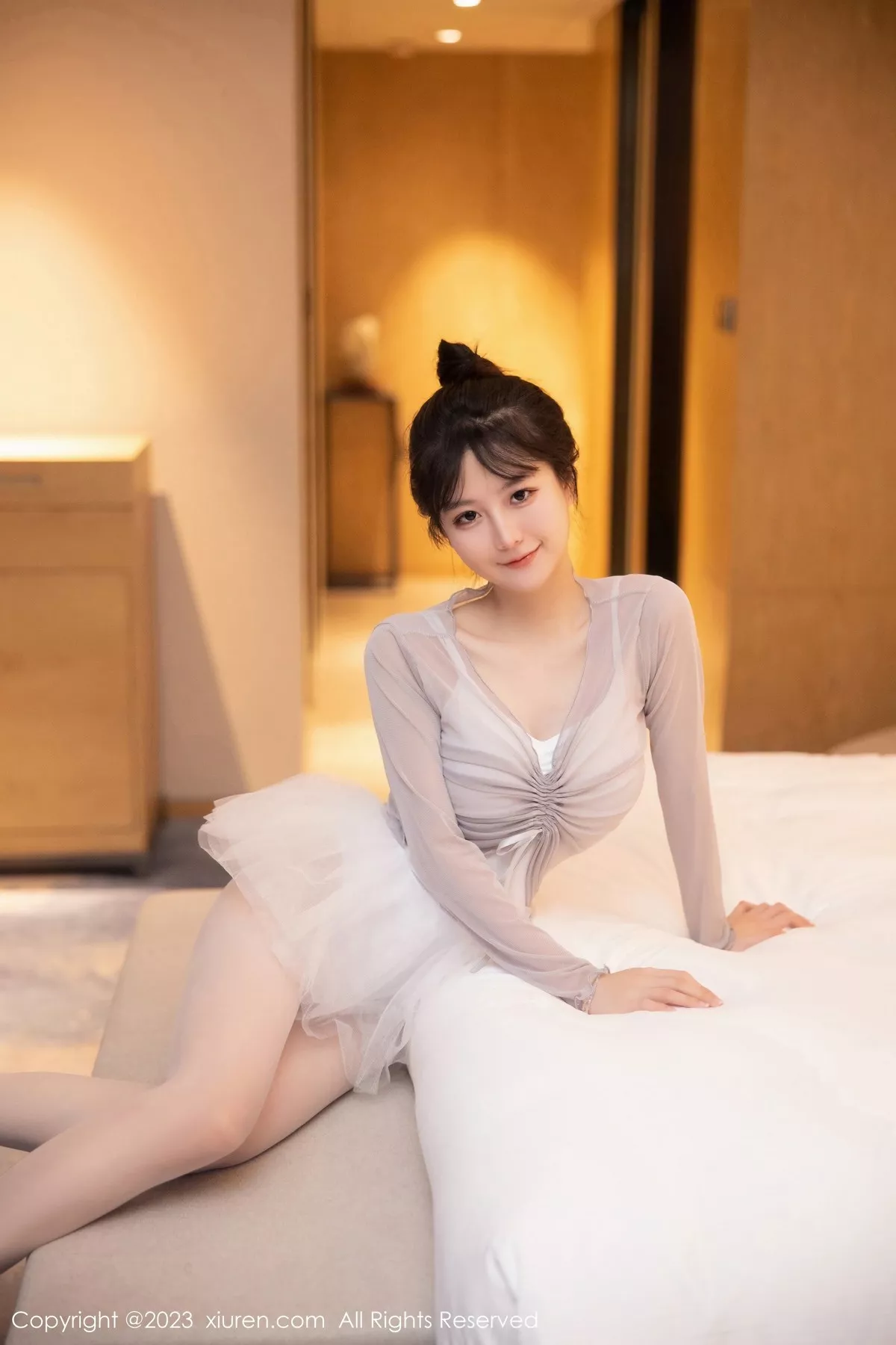 [XiuRen秀人网]第6592期谢小蒽写真 [91P]-051