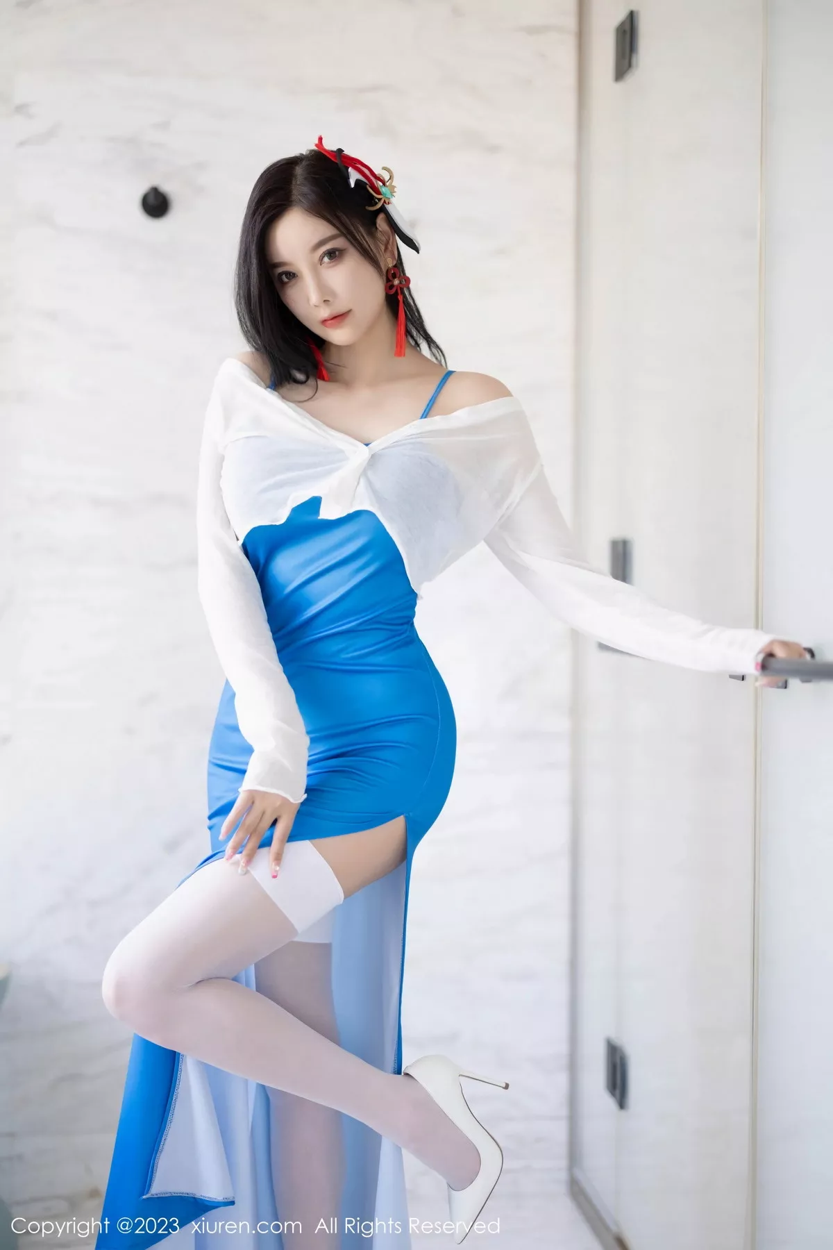 [XiuRen秀人网]第7135期杨晨晨写真 [84P]-005
