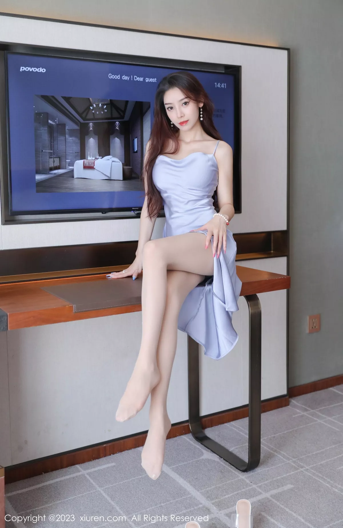 [XiuRen秀人网]第7365期苏曼兮写真 [45P]-010