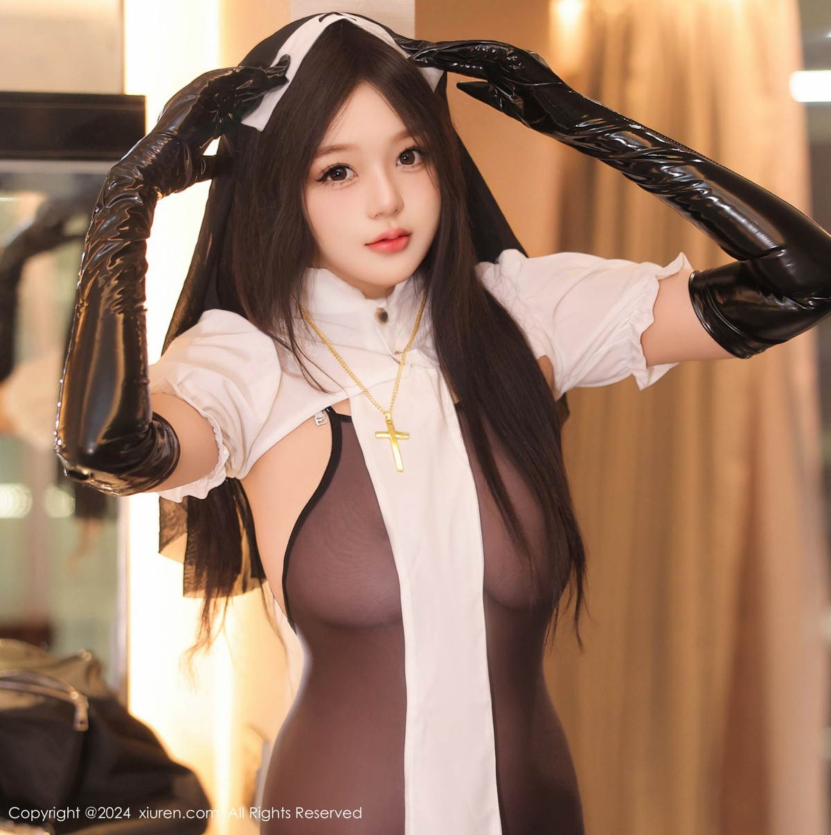 [XiuRen秀人网]第9152期柚柚小奶瓶写真 [64P]-005