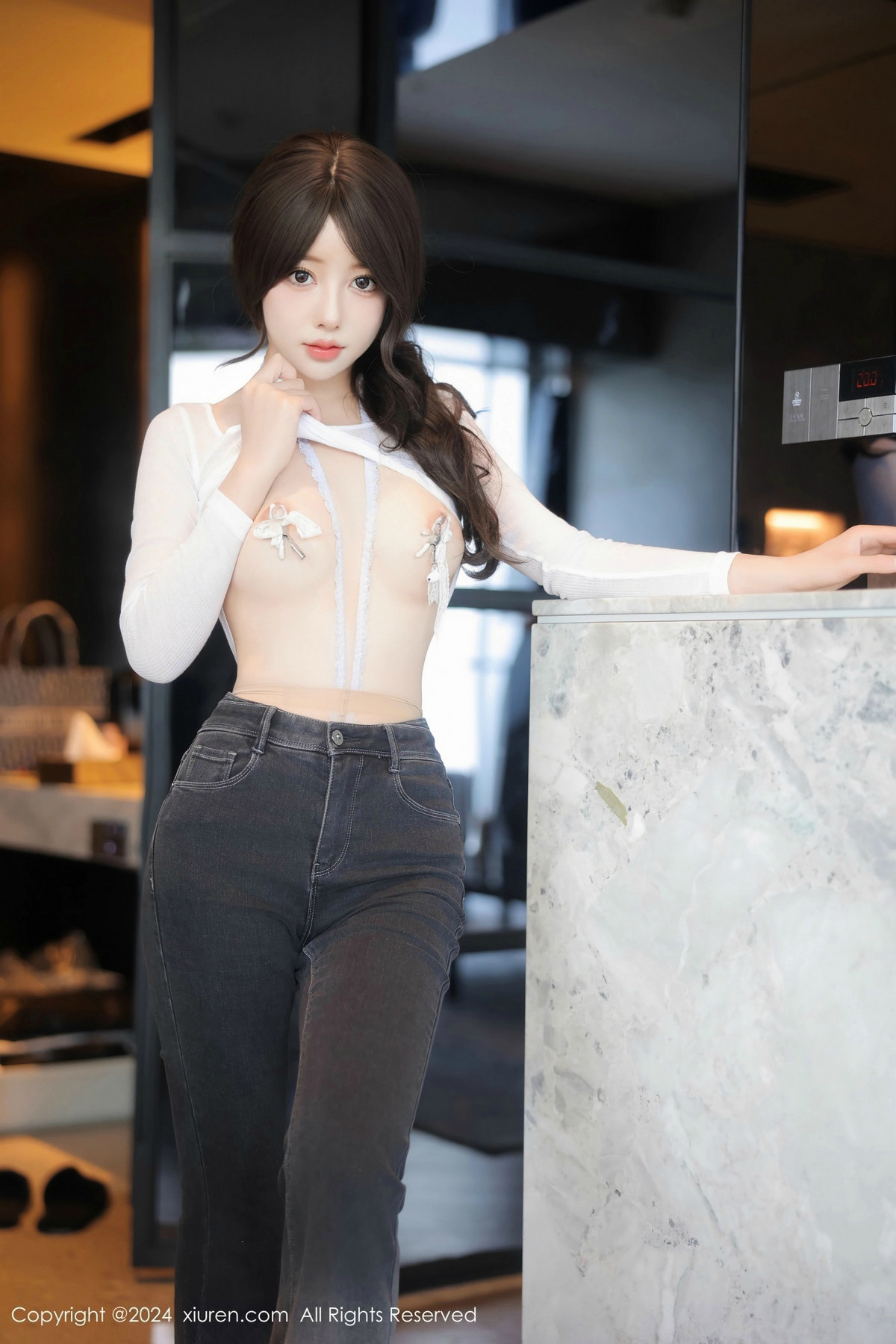 [XiuRen秀人网]第9524期桃妖夭写真 [89P]-004