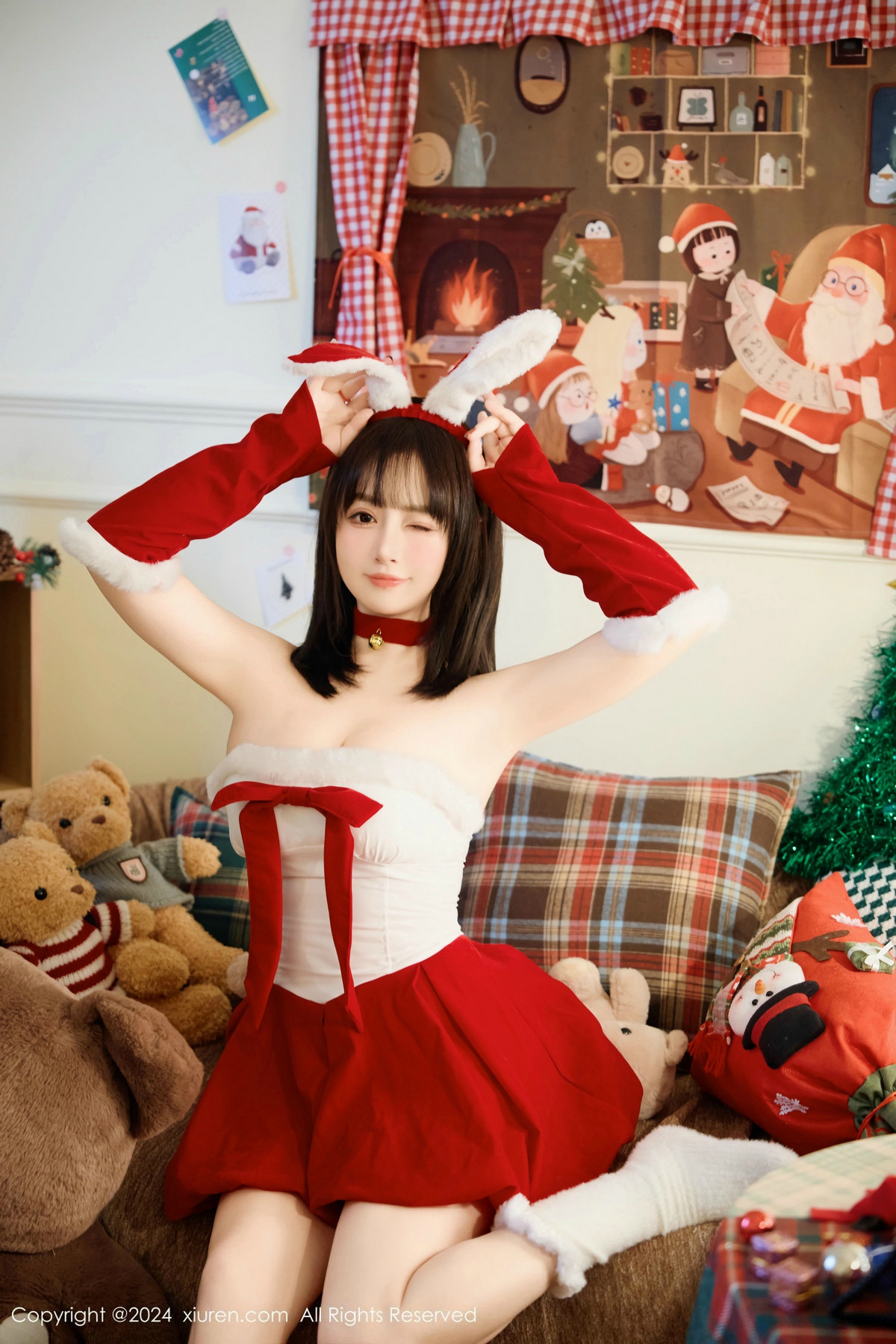 [XiuRen秀人网]第9656期养乐多写真 [53P]-001