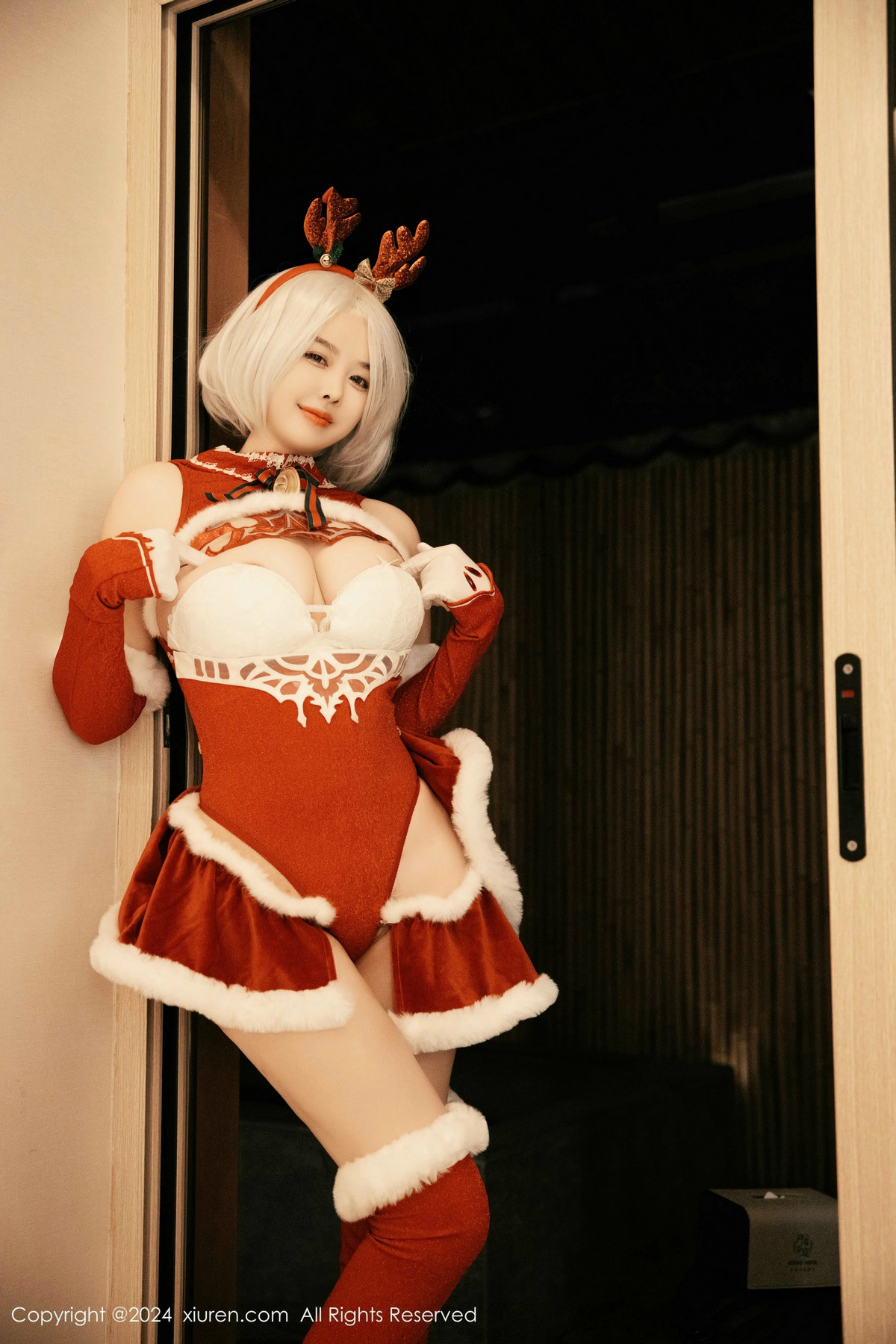 [XiuRen秀人网]第9660期樱桃小犊子写真 [55P]-009