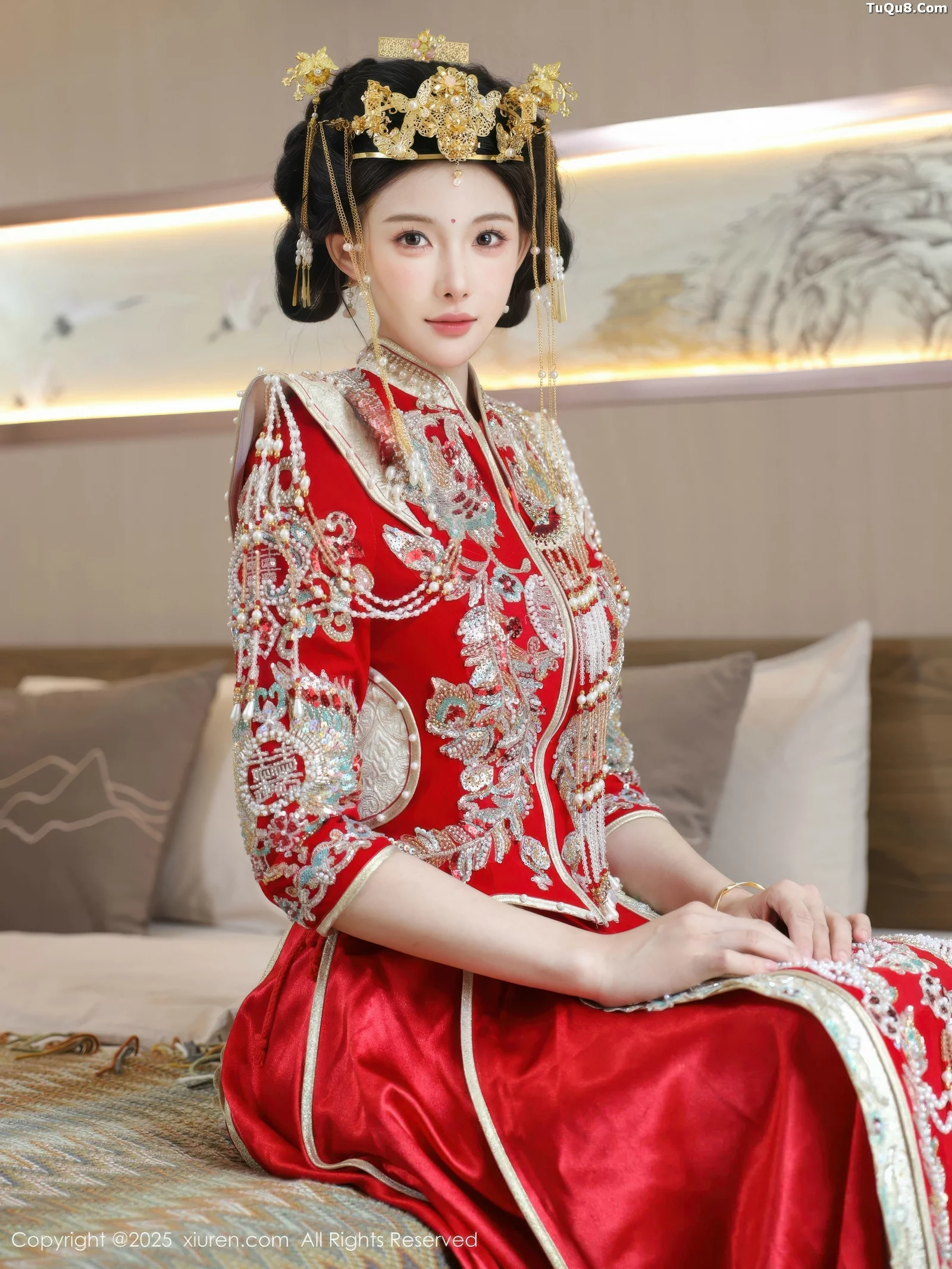[XiuRen秀人网]第10742期梨霜儿写真 [84P]-002